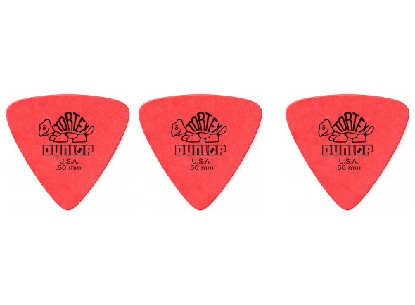 Dunlop Tortex Triangle 0,50 Vermelho (pack 3) Dunlop Tortex Triangle 0,50 Vermelho (pack 3)